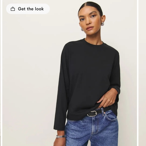 Reformation Tops - Reformation 
Asher Oversized Long Sleeve Tee XS